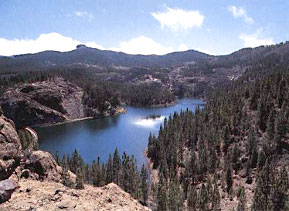 Jazero na ostrove Gran Canaria